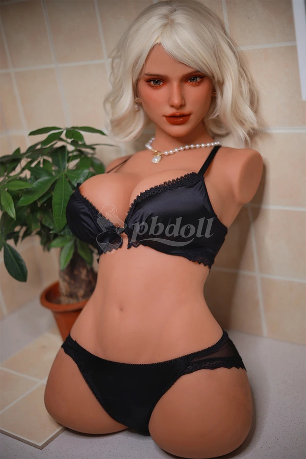 Fire Doll 86cm/2.82ft TPE Half-Body Sex Doll with Head | E-Cup Premium Realistic Doll | No Hands