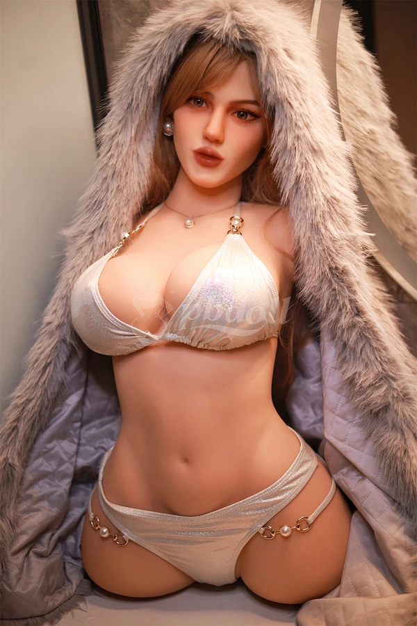 Fire Doll 86cm/2.82ft Premium TPE Half-Body Doll with Head | B-Cup Handless Realistic Companion