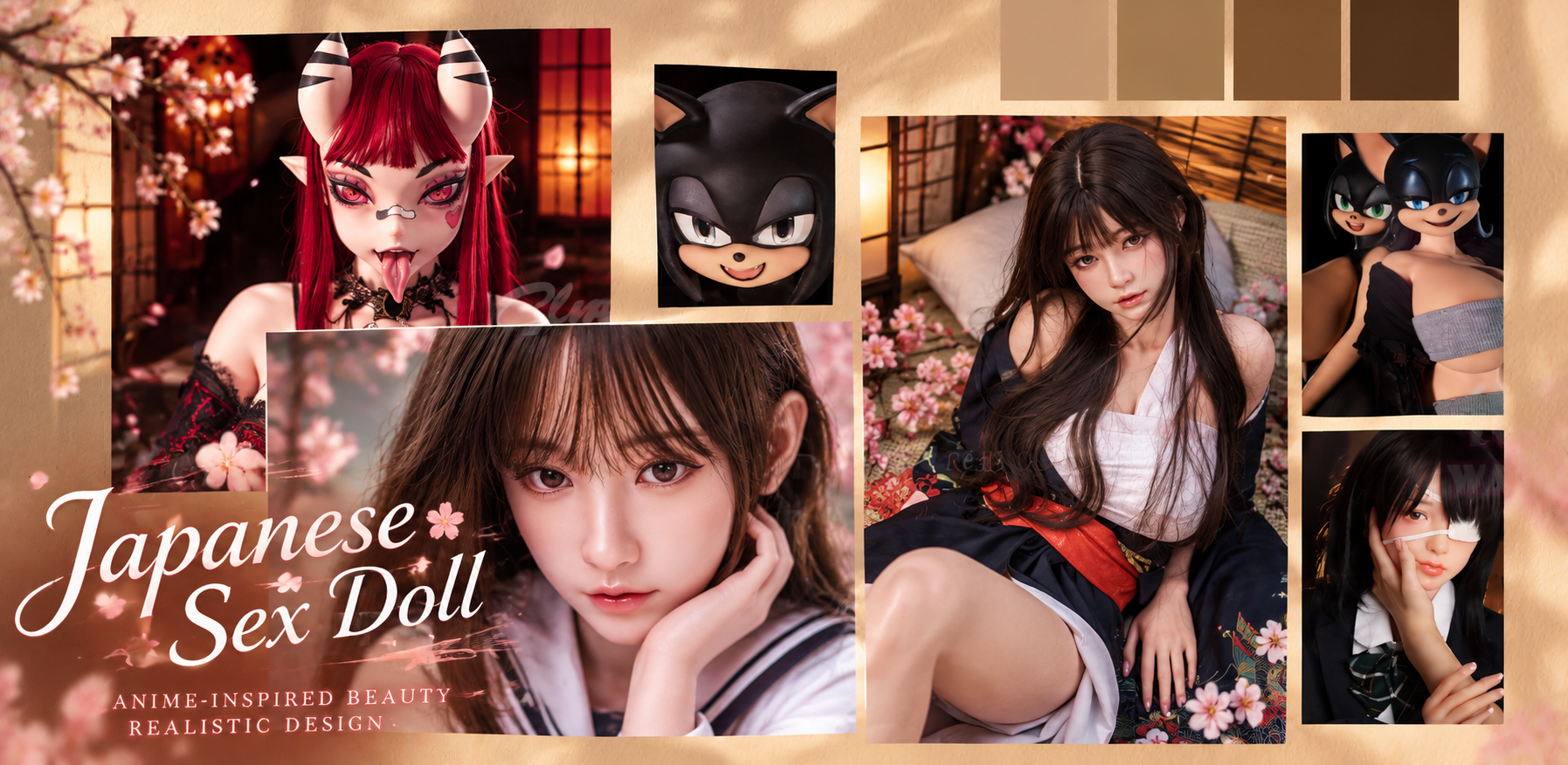 Japanese Sex Dolls Featuring Anime-Inspired and Realistic Designs