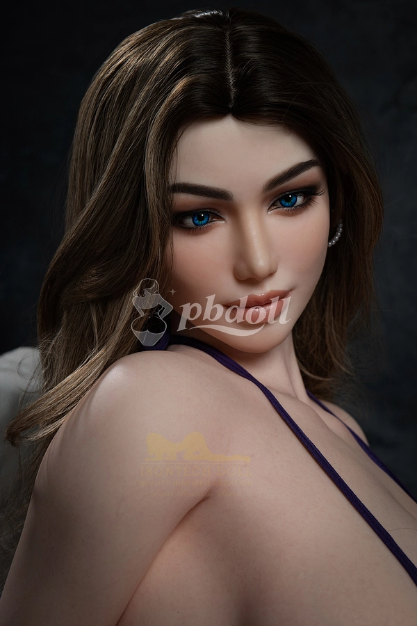 Irontech Premium 160cm Silicone Love Doll – F-Cup Gel Breasts & Buttocks, EVO Skeleton, Standing Feet, Blue Eyes