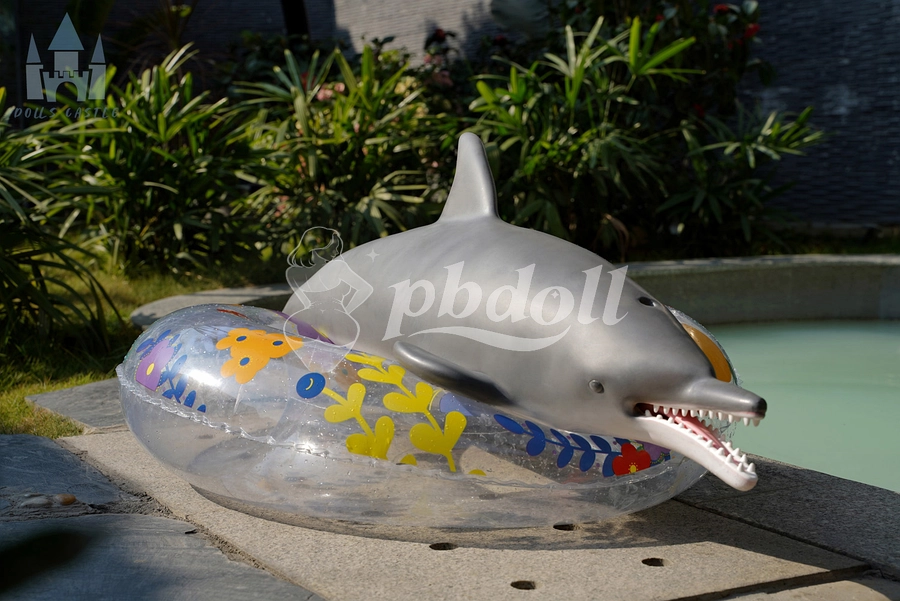 130cm Lifelike Silicone Dolphin Figure – Poolside & Garden Display Prop | Dolls Castle
