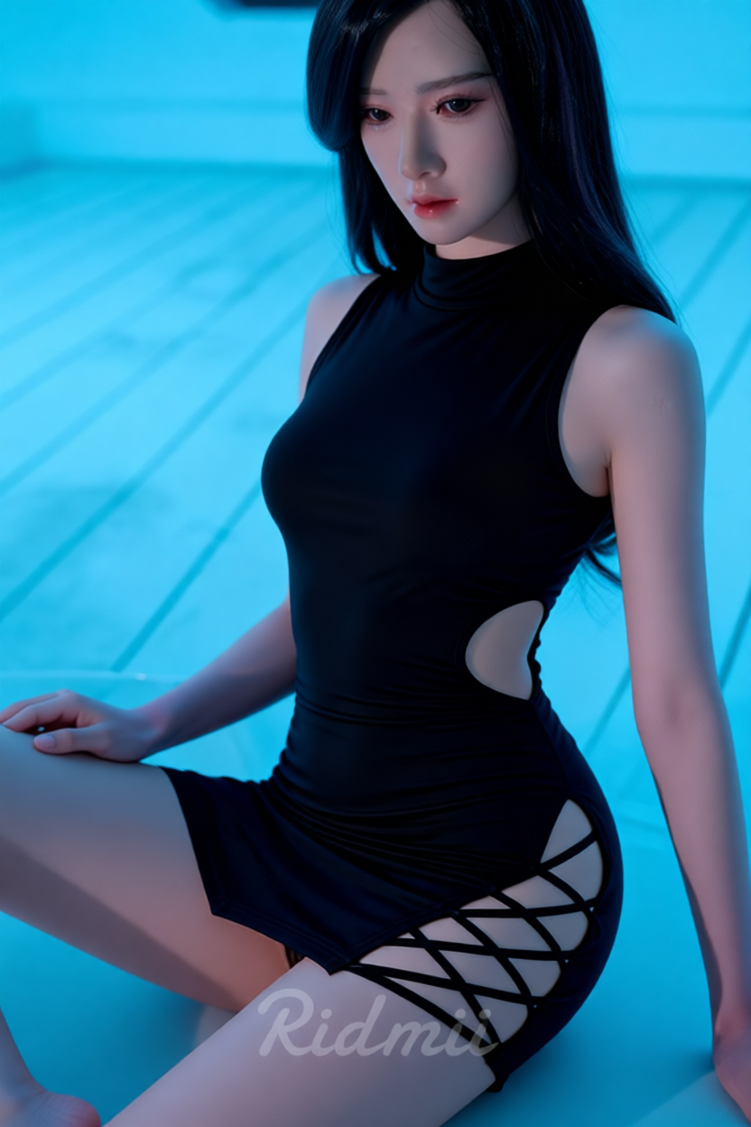 Ridmii Muncey 163cm Hybrid Sex Doll – Long Black Hair & Two Outfit Set