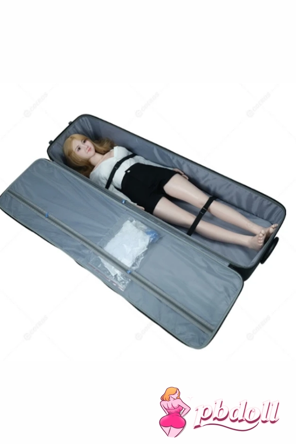 Example of flat sex doll storage