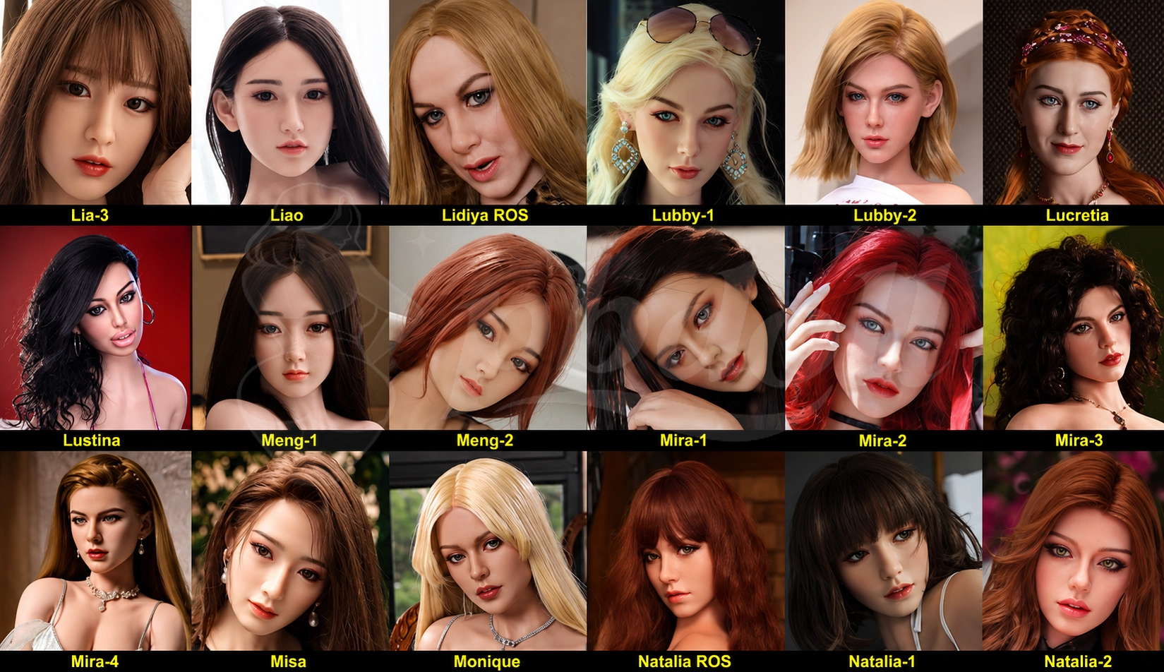 Starpery Doll head collection