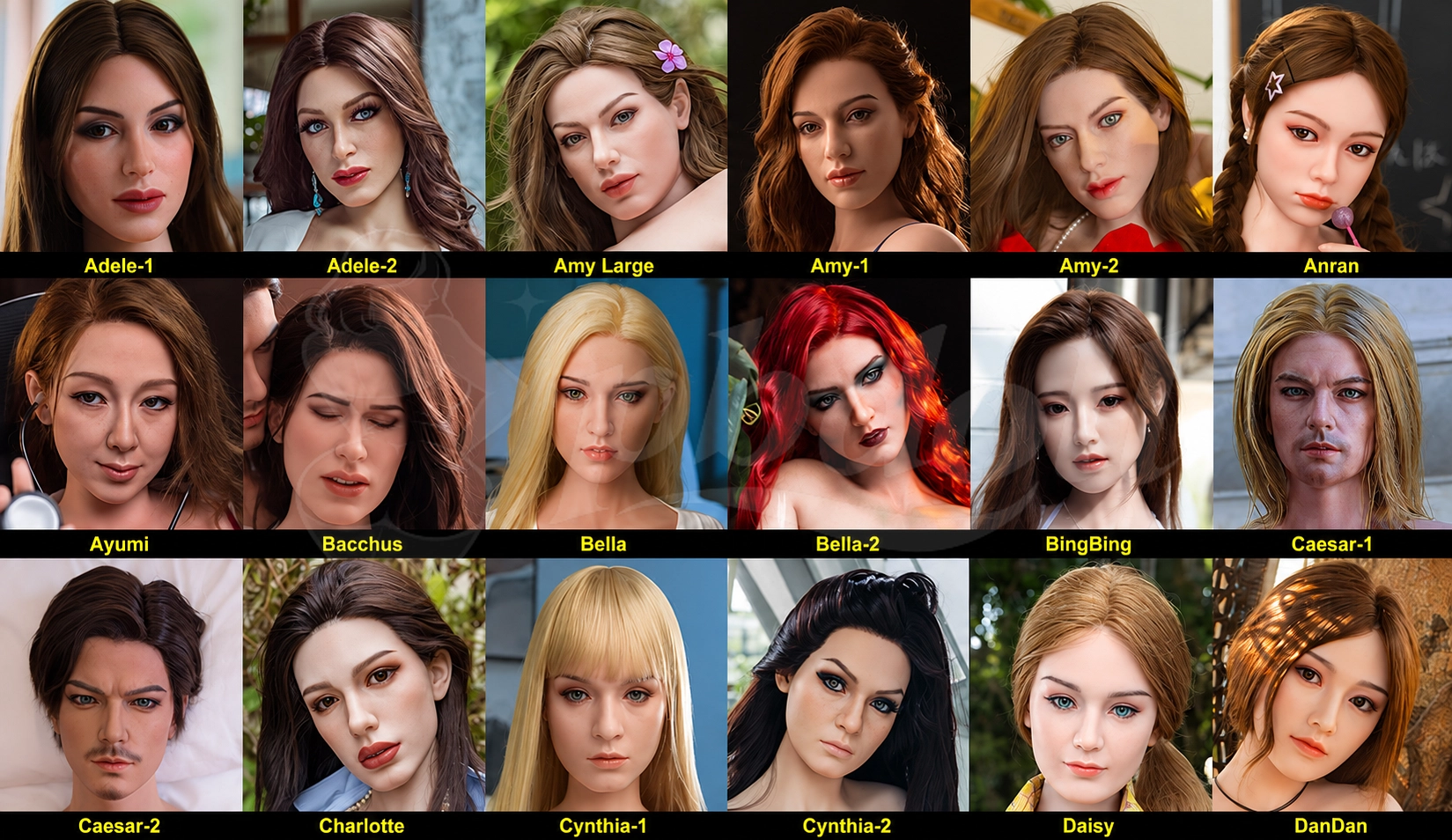 Starpery Doll head collection
