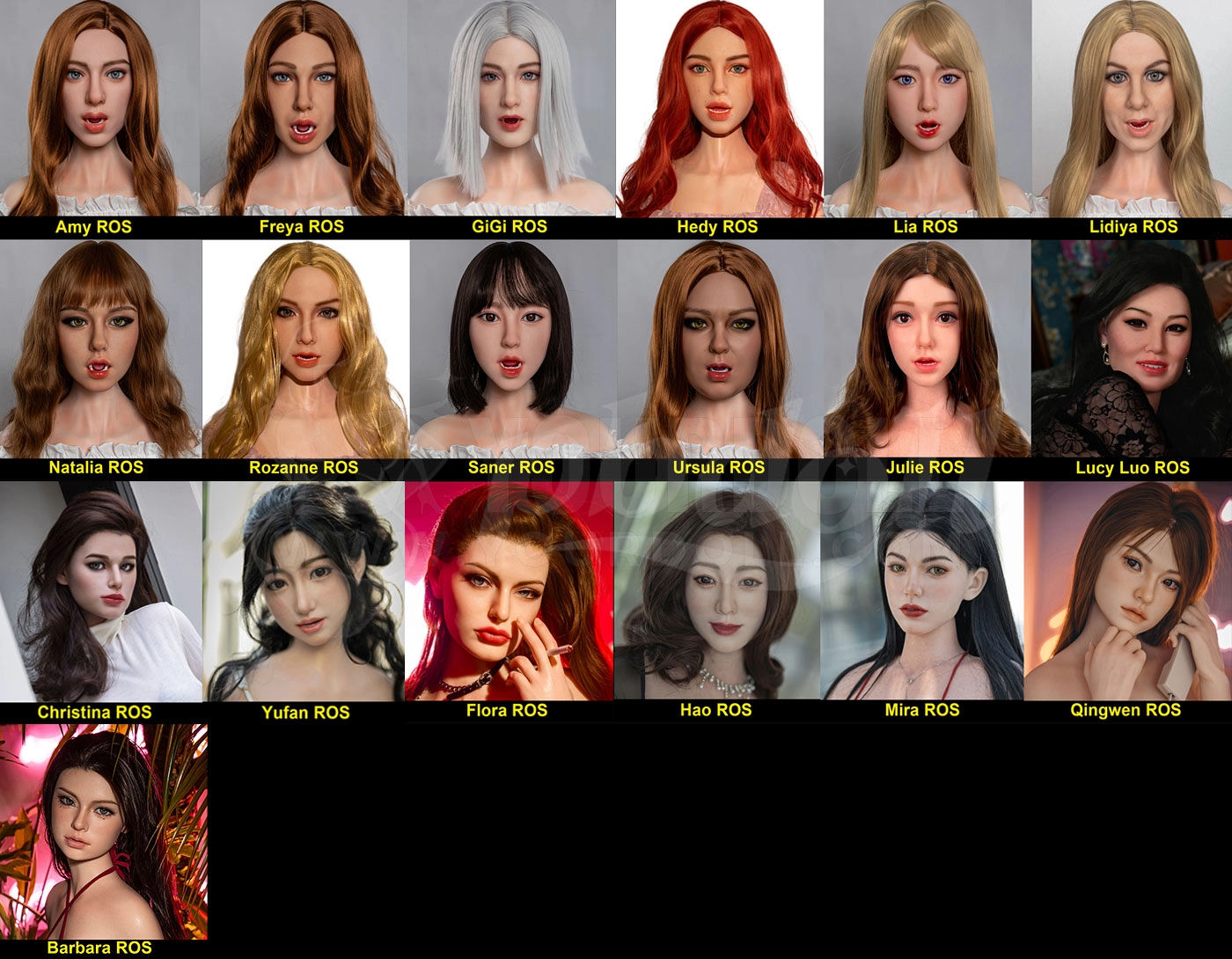 Starpery ROS head collection