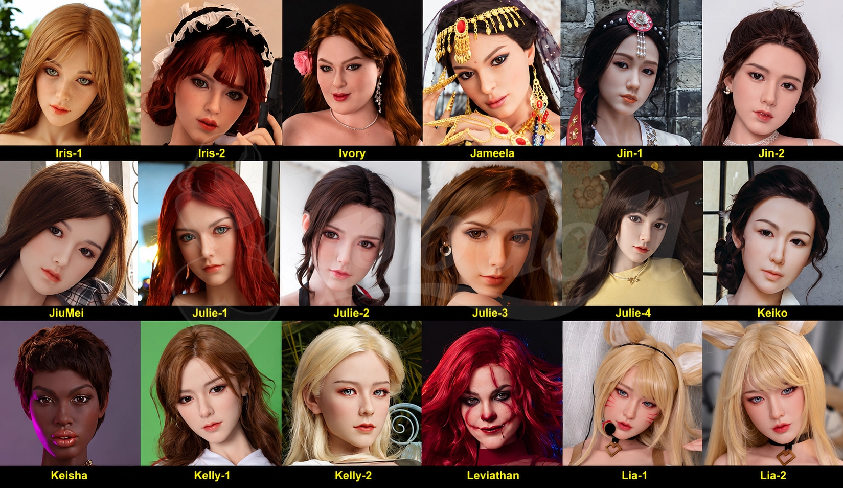 Starpery Doll head collection