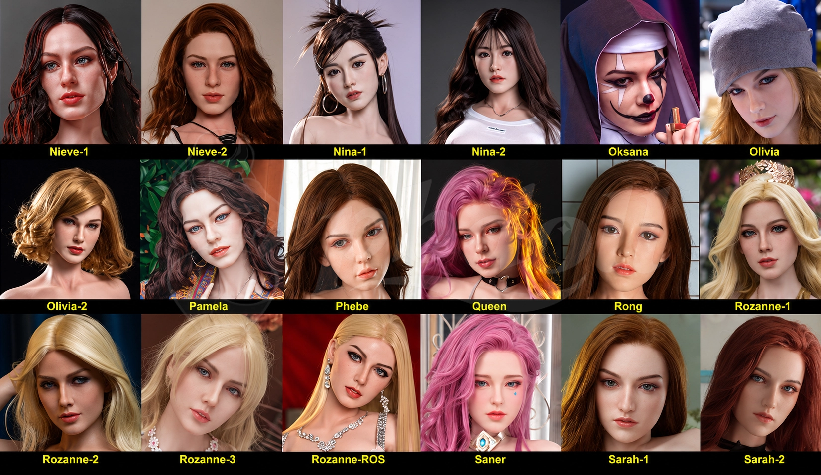 Starpery Doll head collection