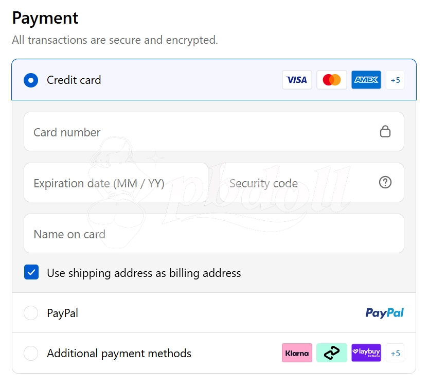 Credit card checkout illustration