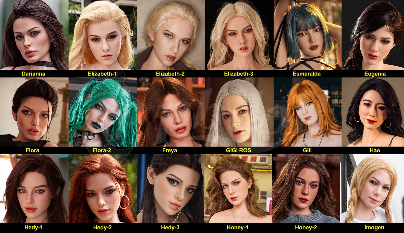 Starpery Doll head collection